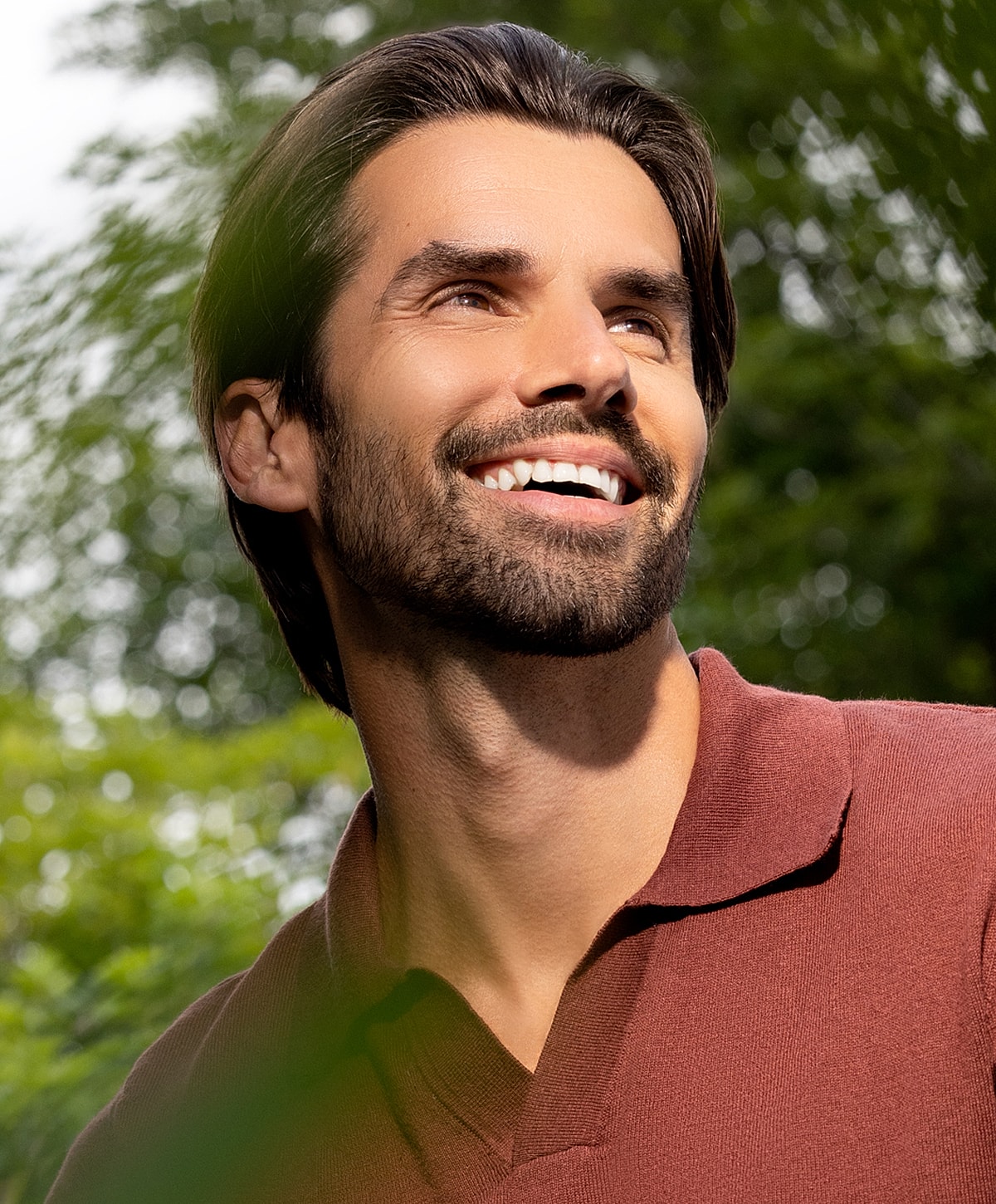 Injecting lip filler in a cosmetic procedure.